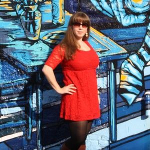 Forever 21 Mini Red Lace Dress